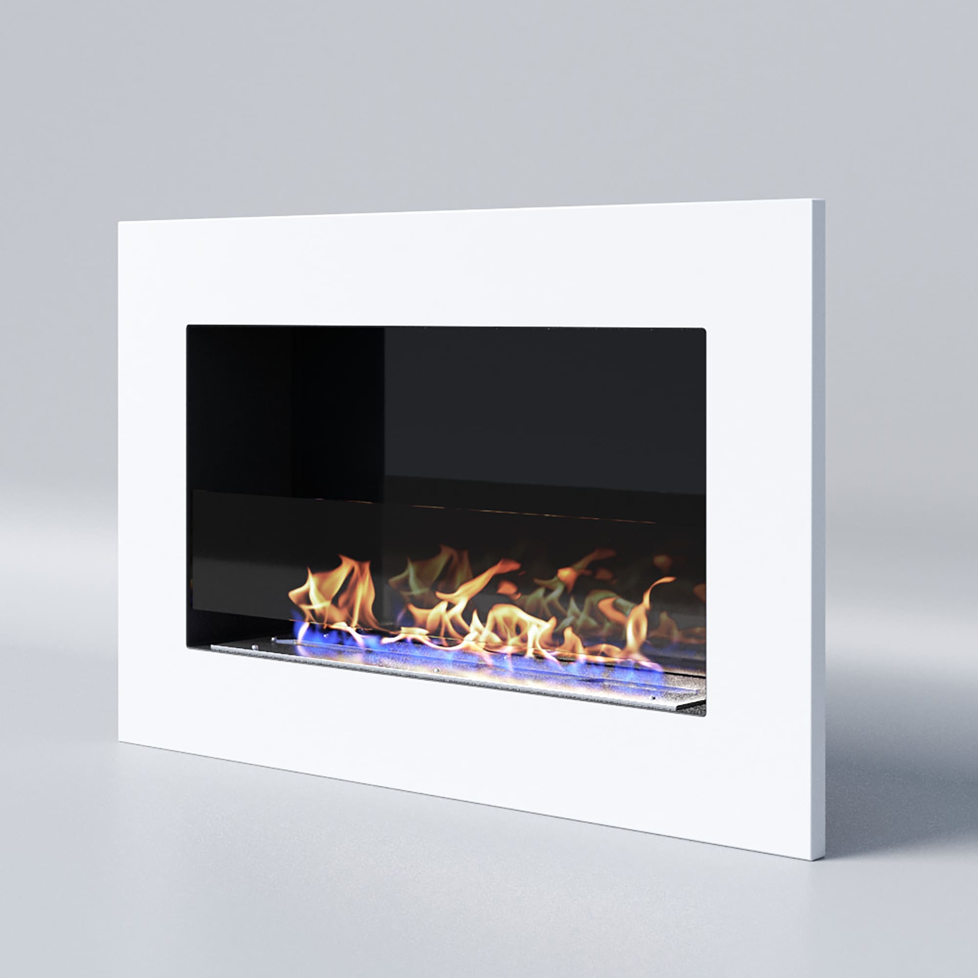 Биокамин "Русский огонь" Блонд 800V встраиваемый (высота 500мм.) с декоративным стеклом (стемалитом) по цене 27 100 руб.