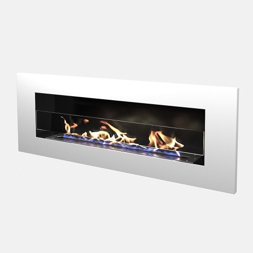 Биокамин "Русский огонь" Блонд 1300V встраиваемый с декоративным стеклом (стемалитом)