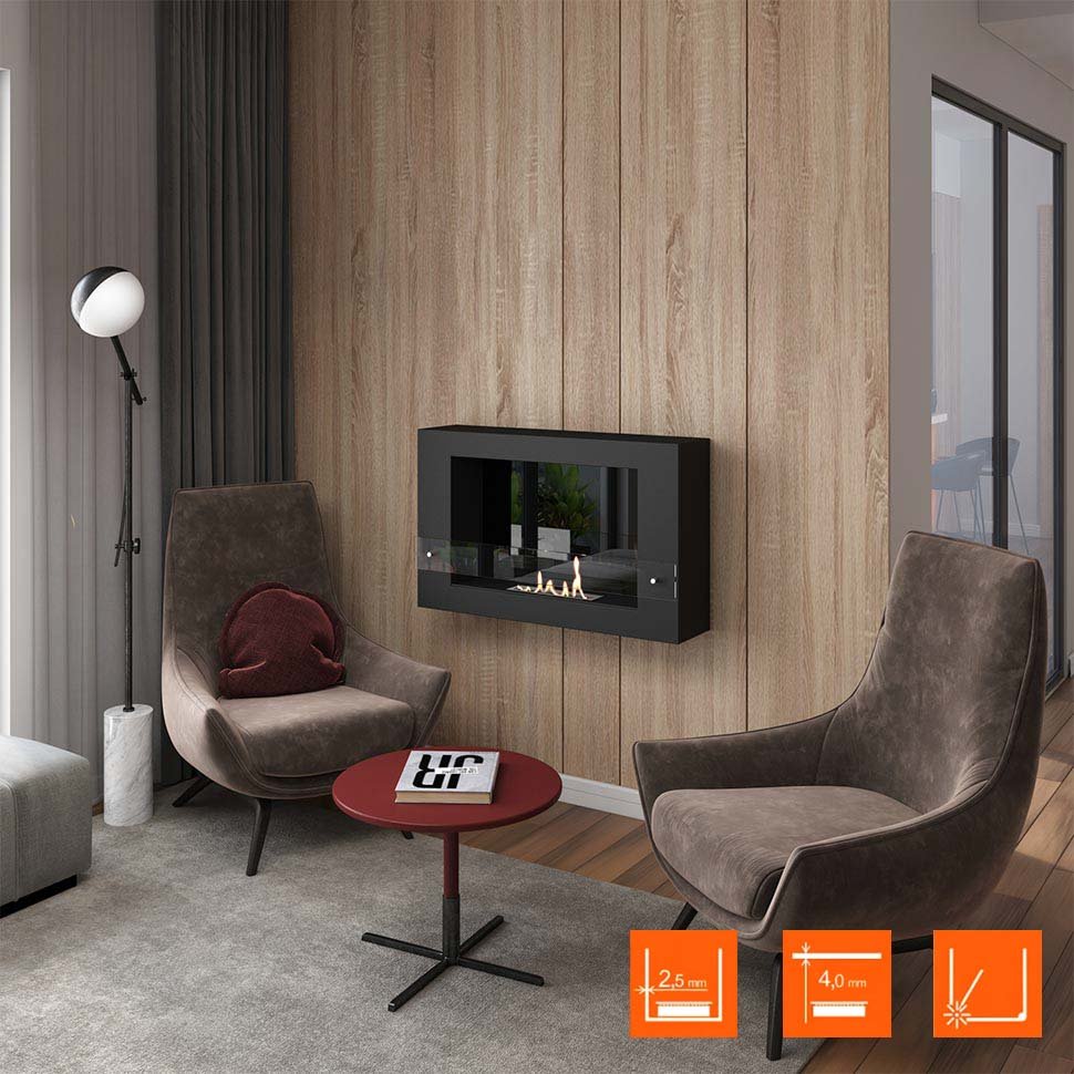 Биокамин SteelHeat WALL LONG 900 LITE черный Биокамин SteelHeat WALL LONG 900 LITE черный по цене 24 675 руб.