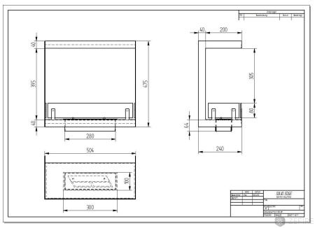Встраиваемый Биокамин торцевой ZeFire Standart 500 по цене 29 800 руб.