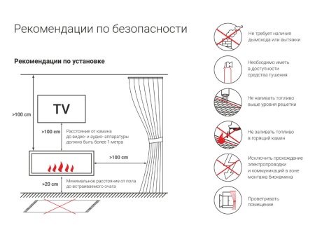 Настенный биокамин Lux Fire "Капитан 500 Н" XS (черный) по цене 49 390 руб.