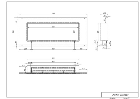 Биокамин "Русский огонь" Лофт 1200V встраиваемый с защитным стеклом Биокамин "Русский огонь" Лофт 1200V встраиваемый с защитным стеклом по цене 31 250 руб.