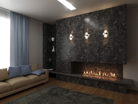 Автоматический биокамин Lux Fire Smart Flame 2000 RC INOX по цене 703 120 руб.