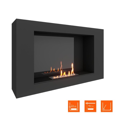 Биокамин SteelHeat WALL LONG 900 LITE черный, стемалит Биокамин SteelHeat WALL LONG 900 LITE черный, стемалит по цене 29 925 руб.