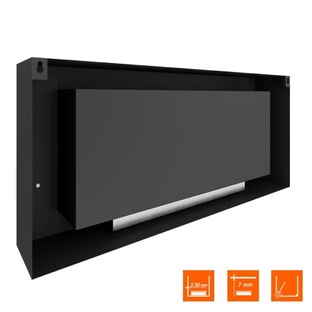Биокамин SteelHeat WALL  LONG 1200 черный, стекло, стемалит Биокамин SteelHeat WALL  LONG 1200 черный, стекло, стемалит по цене 59 640 руб.