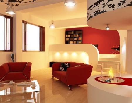 Автоматический биокамин Decoflame Denver Rondo e-Ribbon Fire по цене 722 000 руб.