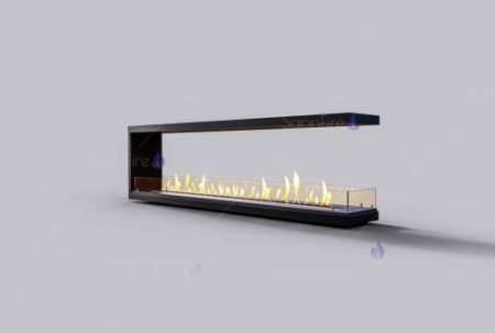 Встраиваемый биокамин / торцевой сквозной очаг 1800 (SappFire) по цене 80 400 руб.