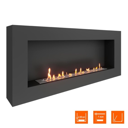 Биокамин SteelHeat WALL GRAND 1500 черный Биокамин SteelHeat WALL GRAND 1500 черный по цене 57 960 руб.